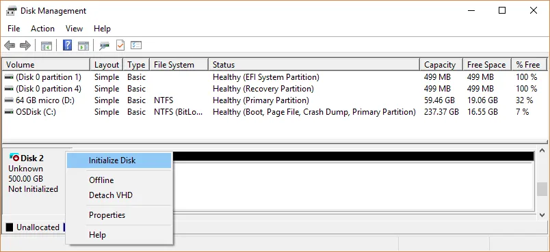 uninitialized-disk