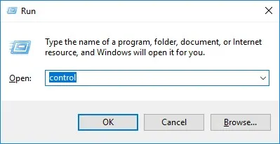 open the Run window