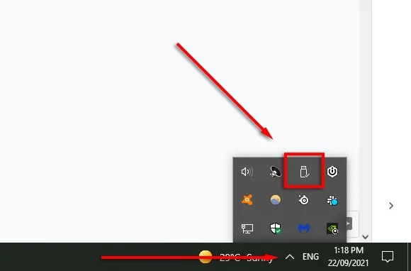 Connect USB to another PC