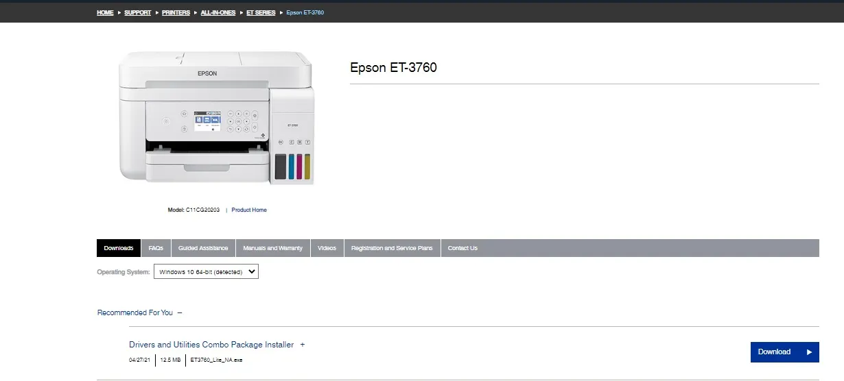 Epson-ET-3760-Printer-driver-package