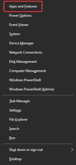 windows start menu