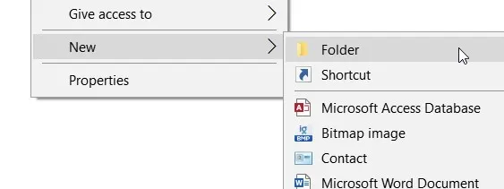 Check New Folder