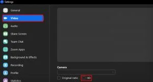 Video option