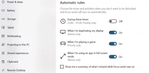 automatic rule
