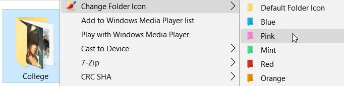change folder icon