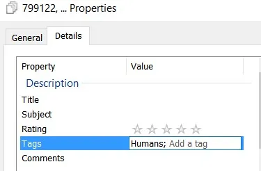 check tag properties
