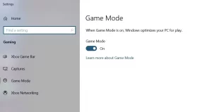 game mode