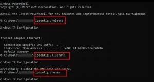 ipconfig