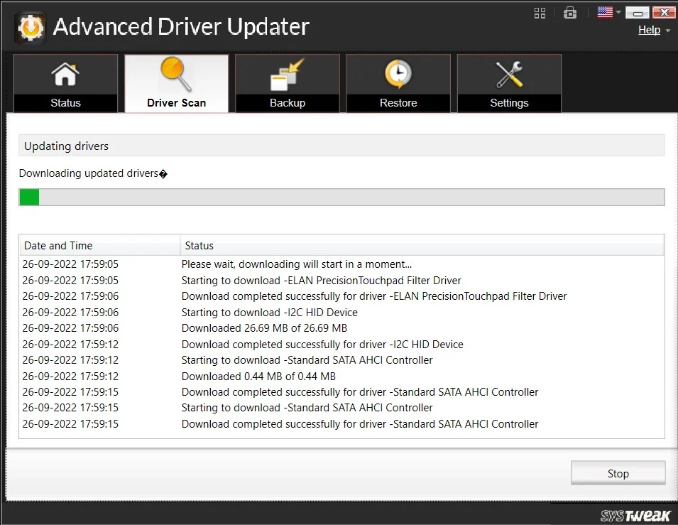Update driver
