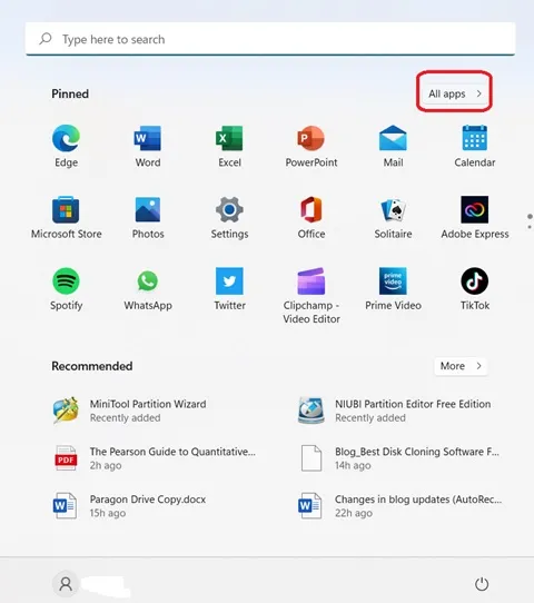 all apps