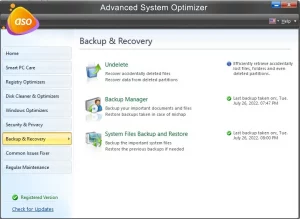 backup and recovery