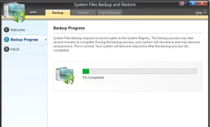 backup prograss