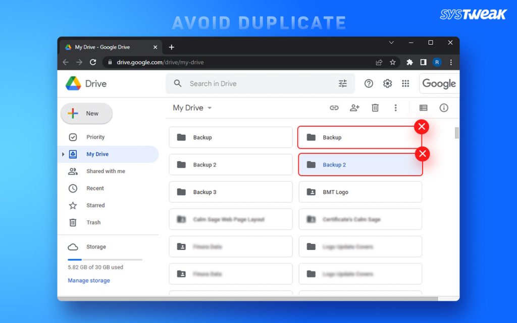 How to Avoid Duplicate Files While Creating a Backup