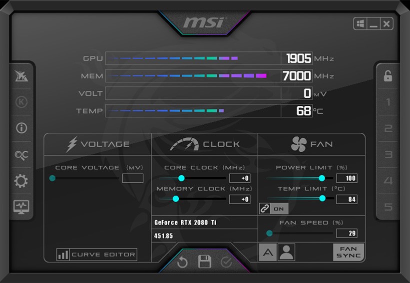 MSI afterburner