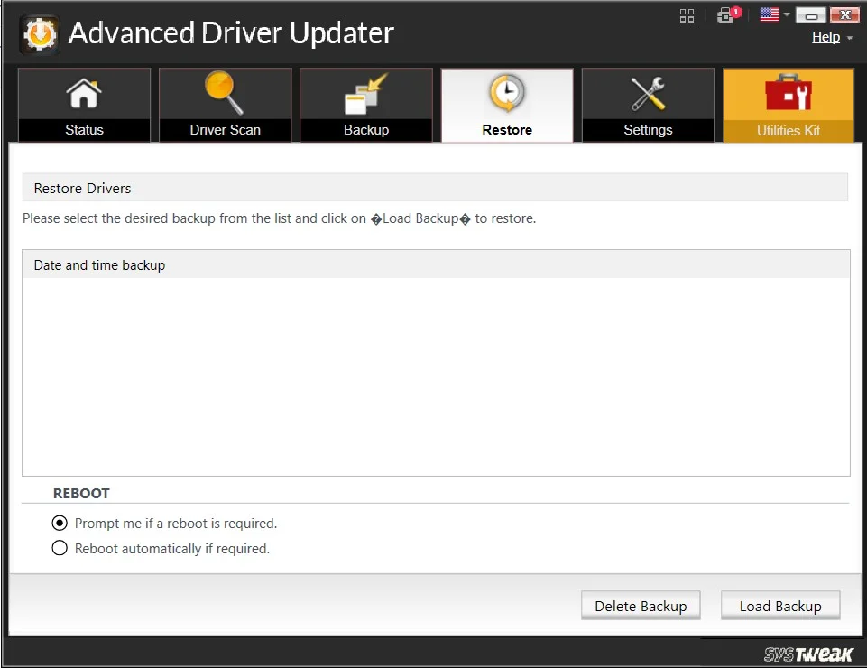 Restore driver