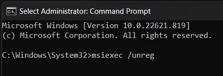 select commands