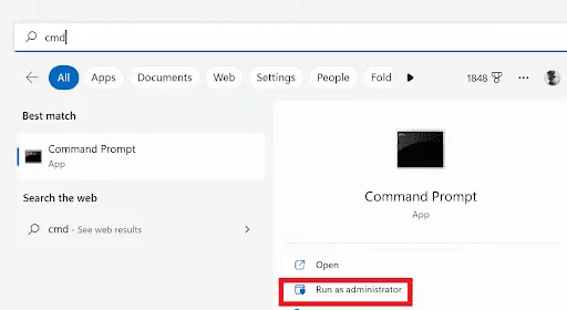 Run as Administrator option