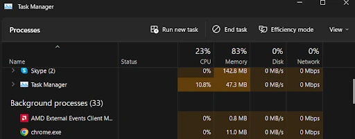 open Task Manager