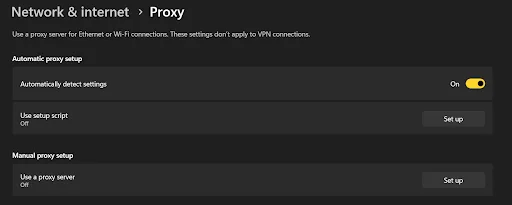 proxy-setup