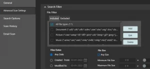search filter
