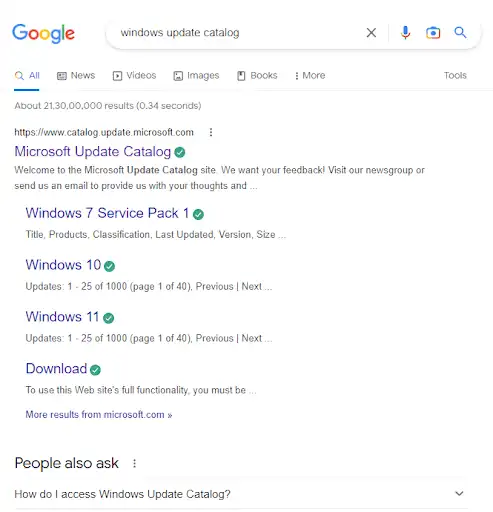 Click on the first search result