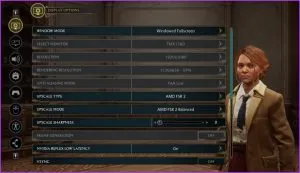 Display-option-Hogwarts- Legacy