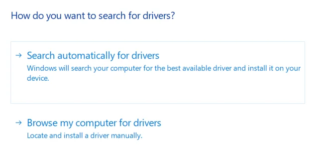 Search-for-drivers-automatically-option