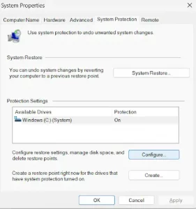 System Protection