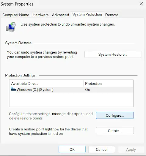 System Protection