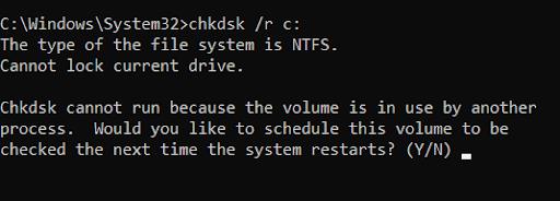 Type command in Command Prompt