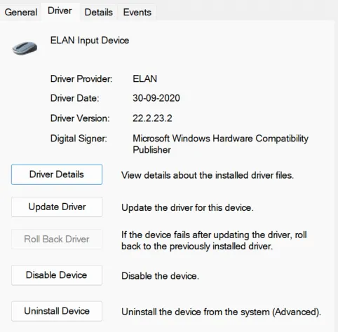 find driver version