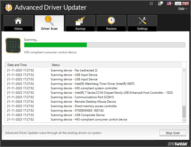 scan outdated driver