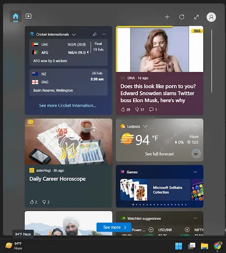 show-widgets