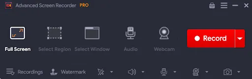 Download the Advanced Screen Recorder