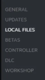 In Properties go to Local Files