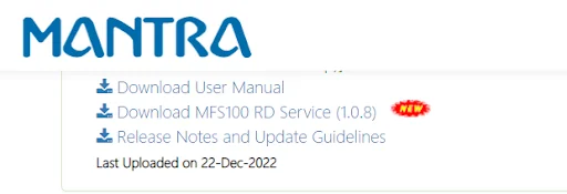download-mantra-MFS100-using-official-website