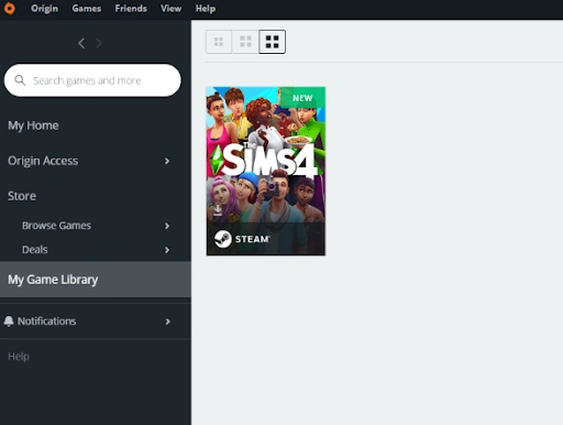 find-your-Sims-4-game-in-My-game-library-section