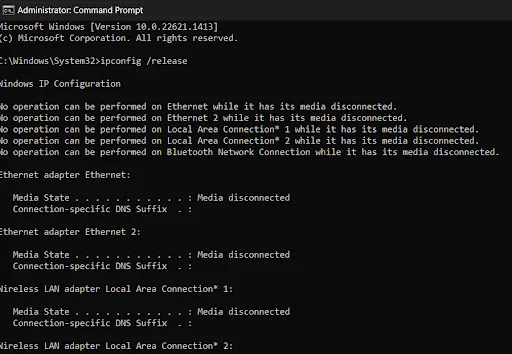 use commands one after the other in command prompt