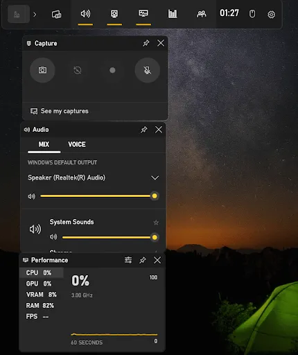 use tool to start recording