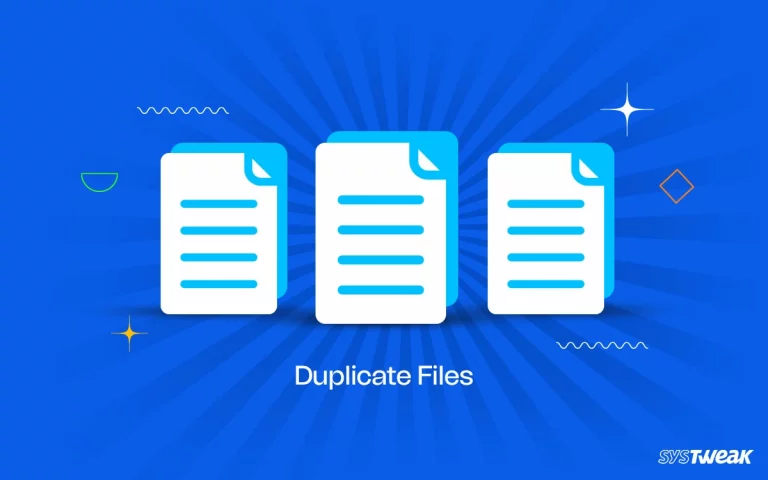 Duplicate Files: A Study of their Detection and Management