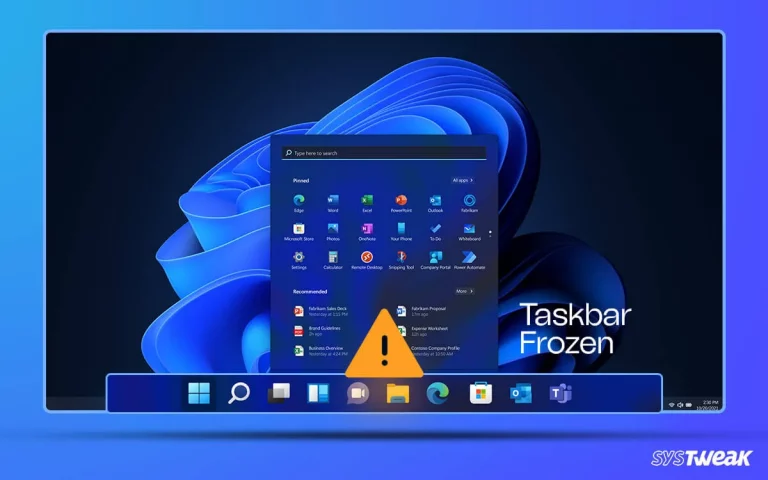 How to Fix the Windows Taskbar Not Working Issue