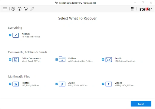 Stellar-Data-Recovery-Professional