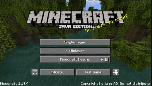 click on Single Player to find homescreen