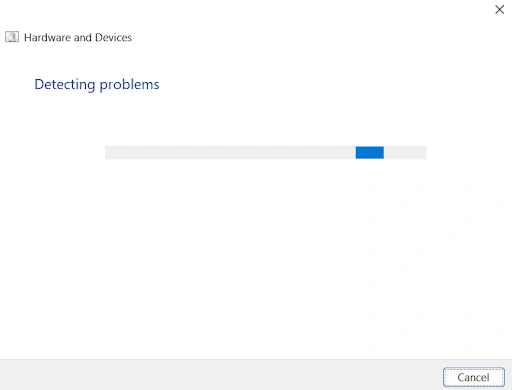 detecting problems
