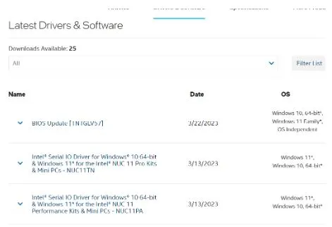 latest driver and software download
