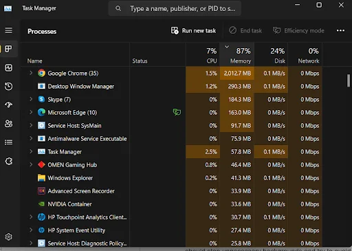 look-for-processes-that-use-higher-memory-in-task-manager