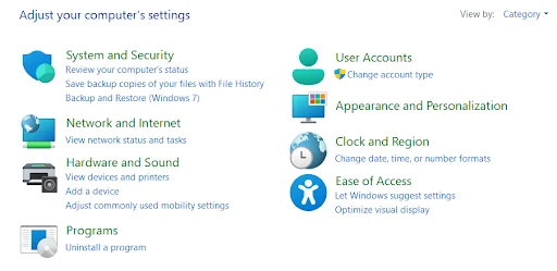 look-for-uninstall-program-option