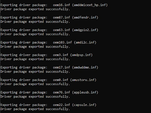 path of the folder signified the folder