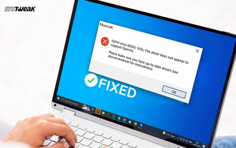 Fixed - OpenGL Errors on Windows 11,10