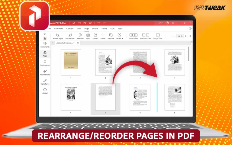 How To Rearrange Pages In PDF Document
